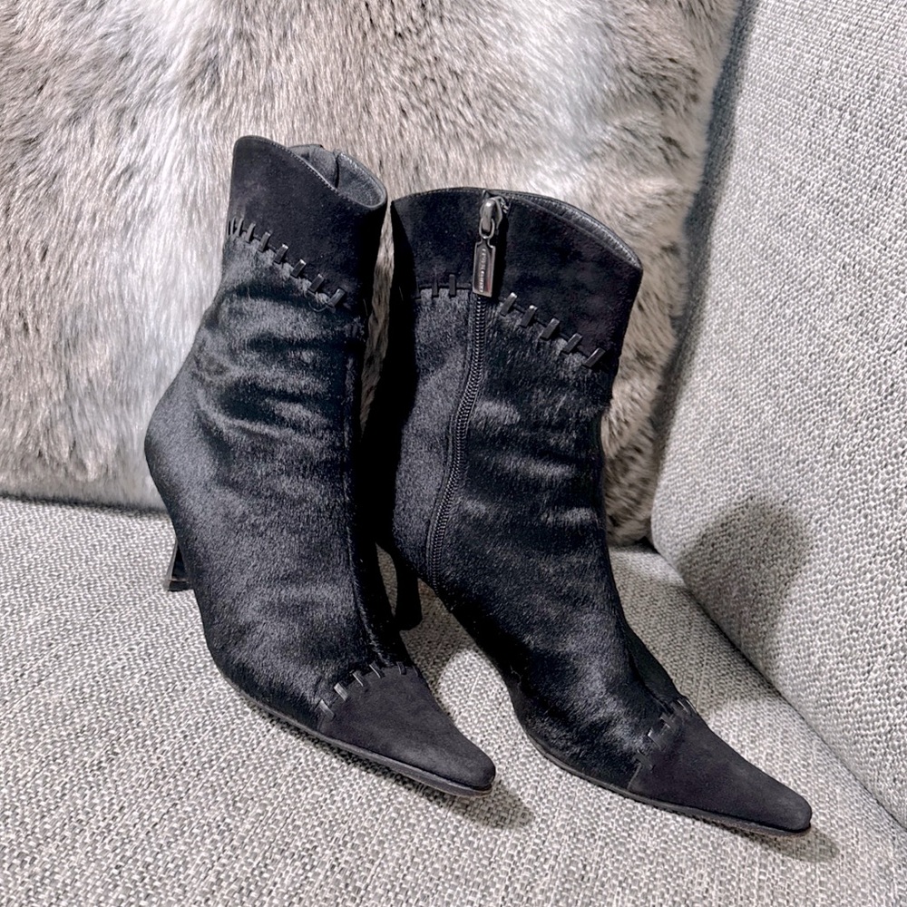 Bruno Magli Black Ankle Boots